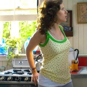 Free People y2k floral waffle knit tank